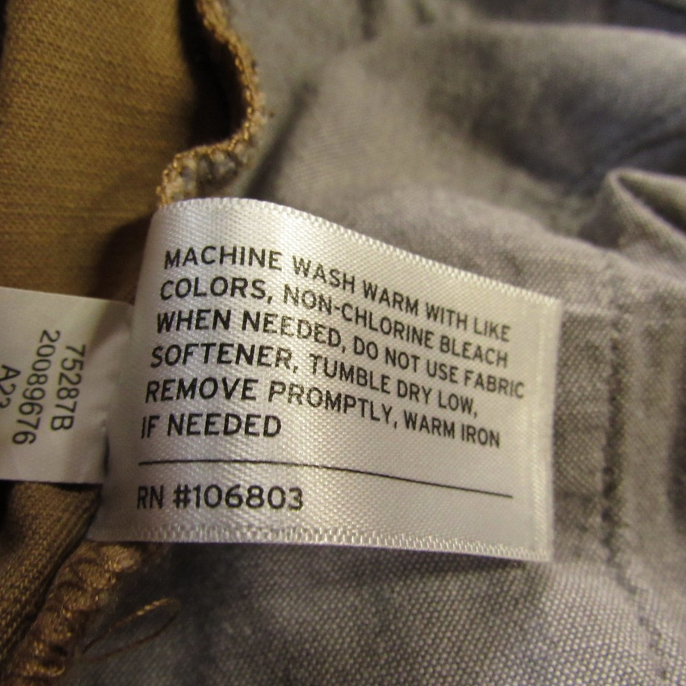 Duluth Trading Pants Mens 48x29 Flex Ballroom Khaki Work Brown Durable Workwear - Picture 8 of 14